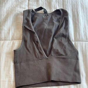 Grey plunge urban outfitters